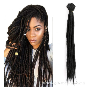Synthetic Hair Extension 20 inch 10 gram Dread Locks colorful Crochet Braid Hair Faux Locs